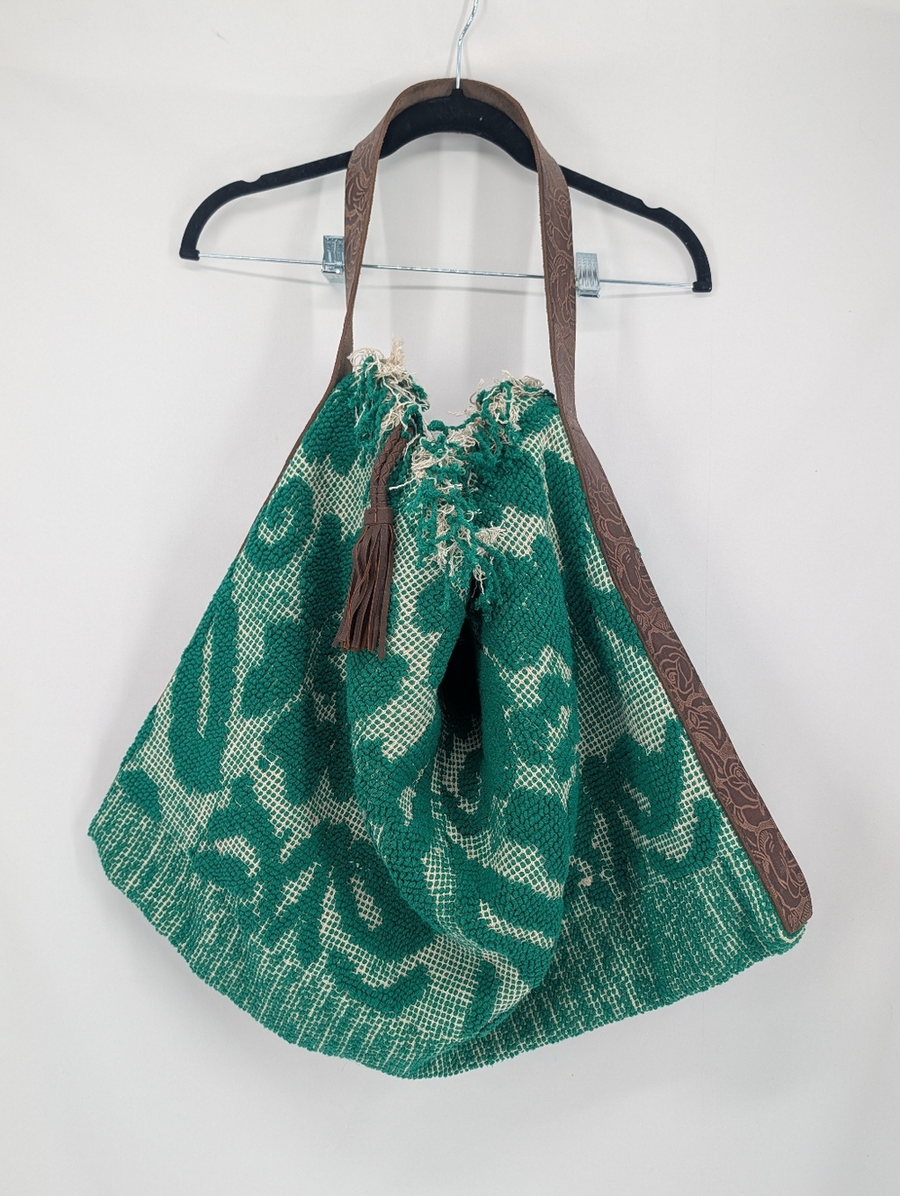 Free People Miramar Carryall Bag Large Green Vintage Inspired
